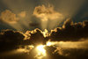 sun rays & storm clouds