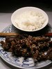Fried pork and rice