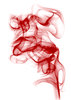 lips with smoke
