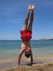 beach gymnastics