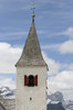 Alpine church steeple
