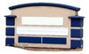 4 panel monument, blue trim
