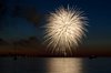 Fireworks on water