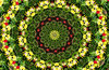 garden wreath and gold dust