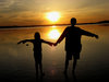 Enjoying sunset