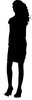 A model silhouette