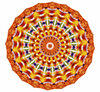 coral colour wheel