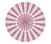 red mesh mandala