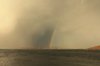 Rainbow over sea