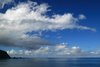 Blue sea, blue sky