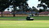 rolling out the pitch
