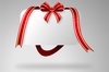 Card & red ribbon