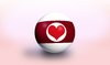 Valentines billiard ball