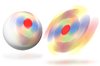 Watercolor logo and ball