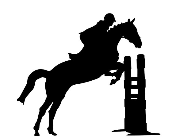 clipart show jumping horses - photo #40