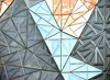 geometric patterned wall