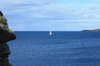 A yacht off the Scottish Highl