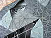 geometric patterned wall