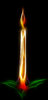 Christmas Candle card