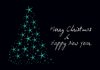 Starry christmastree - black b