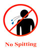 no spitting