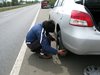 flat tire
