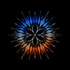 Fire and Ice snowflake