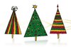 Christmas trees illustration