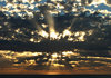 dark ocean skies