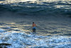 waves at dusk