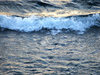 waves at dusk