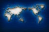 World blue glow