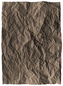 wrinkled paper