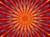 orange sunburst
