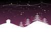 Christmas landscape background