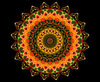 layered golden glow mandala