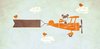 Vintage kids airplane