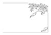 autumn maple leaves frame