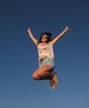 high in the sky