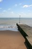 Beach and breakwater