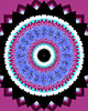 blue coral mandala