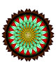 brown edged flower