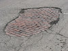 damaged pavement
