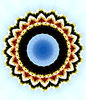 sky flower mandala