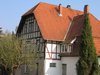 red roof on half timbered hous