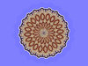 rusty petal rosette