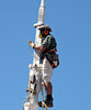 up the mast