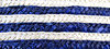 blue & white weave