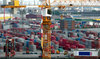 Crane in harbour