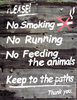 rustic sign